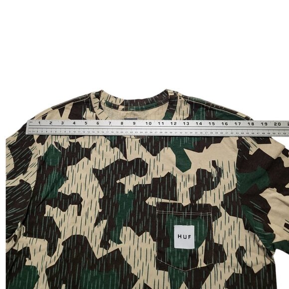 Huf Men's Pocket T-Shirt Camo Size Medium‎ - Picture 4 of 11